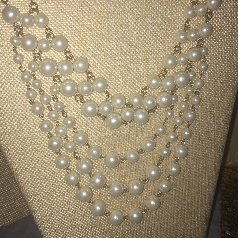 Pearls multi strand necklace NWT - Picture 8 of 16